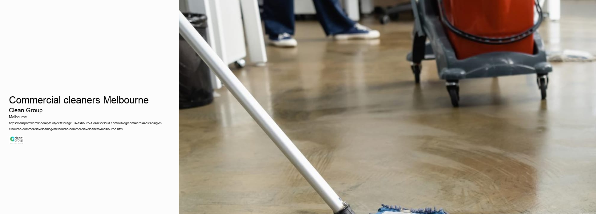 commercial cleaners Melbourne